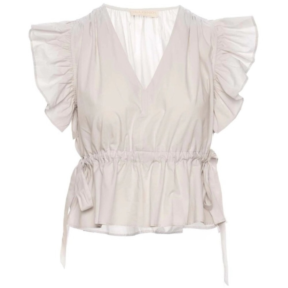Ilya flutter sleeve blouse, size 2